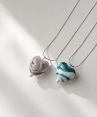 TIDE / Heart pendant necklace