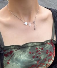 pearl stone　necklace