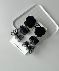 NOIR /  rose pierce/earring