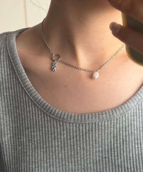 MIST / kuma stone necklace