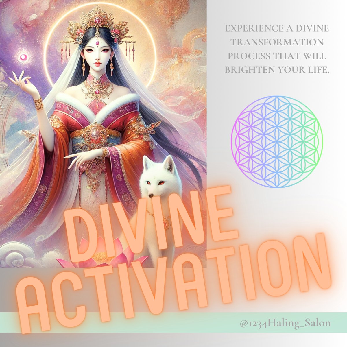 荼枳尼天 Dakiniten 7 ┃ 仏画 スピリチュアルアート イラスト 商用