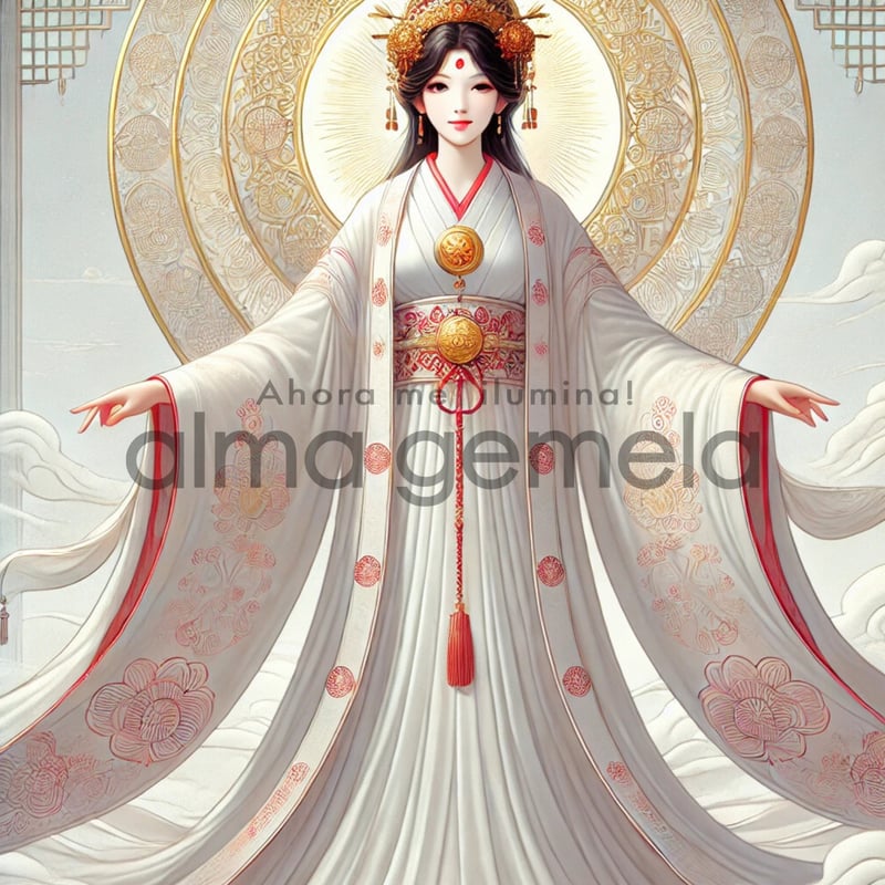 天照大神 Amaterasu 11 ┃ AI 日本神道 スピリチュアルアート イラスト