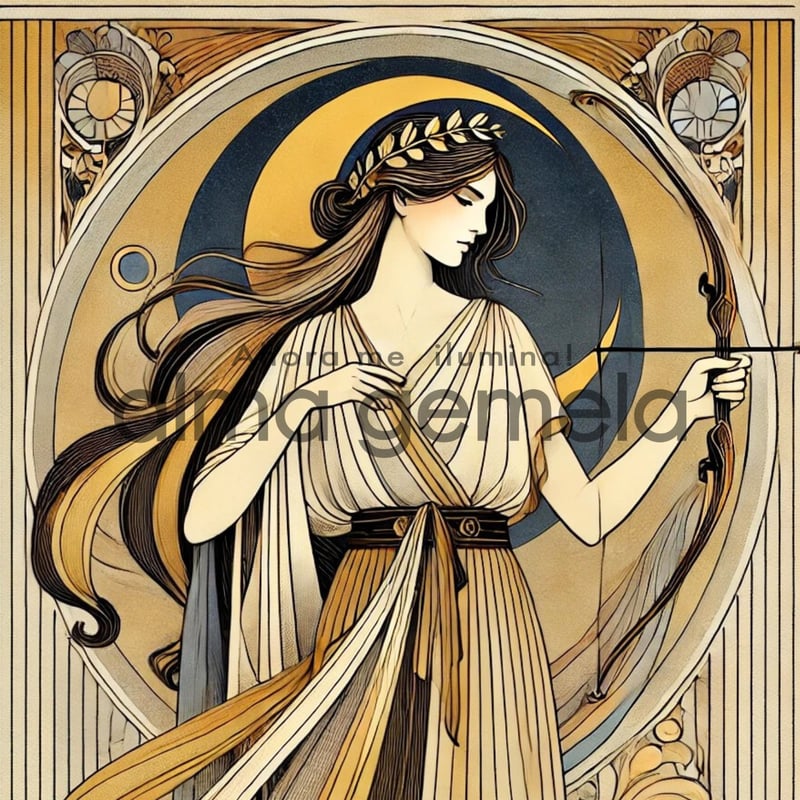 アルテミス Artemis 7 ┃ ギリシャ神話 スピリチュアルアート イラスト