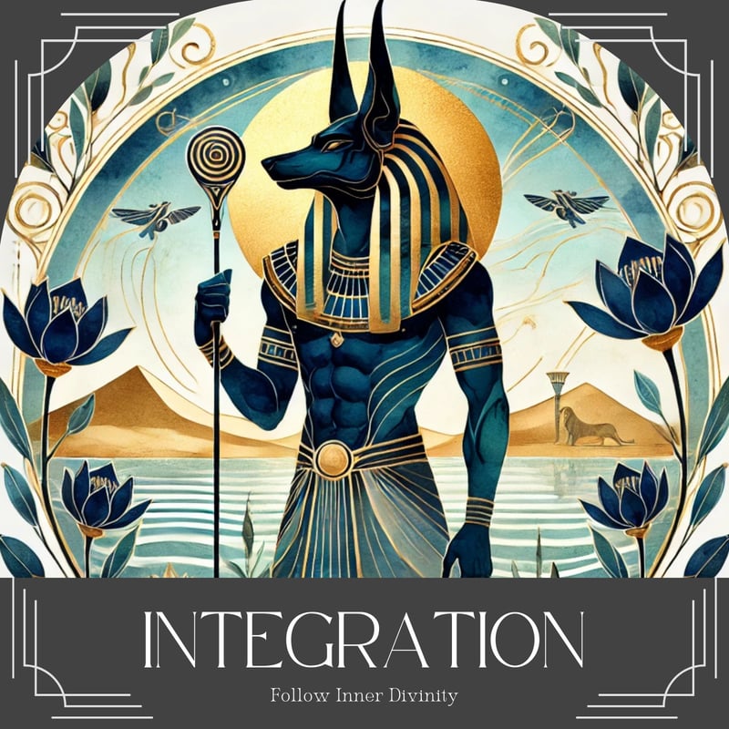 アヌビス Anubis 6 ┃ AI エジプト スピリチュアルアート イラスト