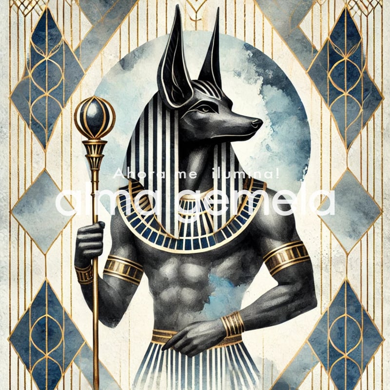 アヌビス Anubis 11 ┃ AI エジプト スピリチュアルアート イラスト