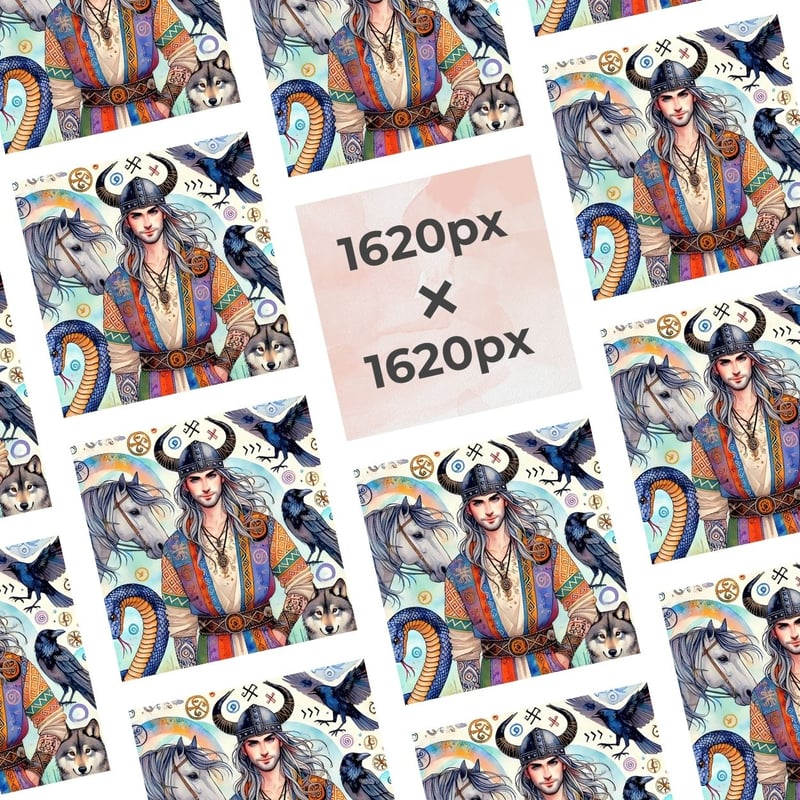 ロキ Loki 14 ┃ 北欧神話 スピリチュアルアート イラスト 商用