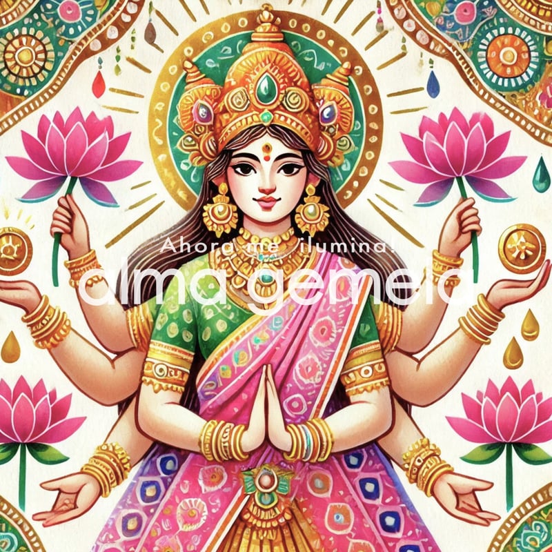 ラクシュミー Lakshmi 15 ┃ AI ヒンドゥー スピリチュアルアート