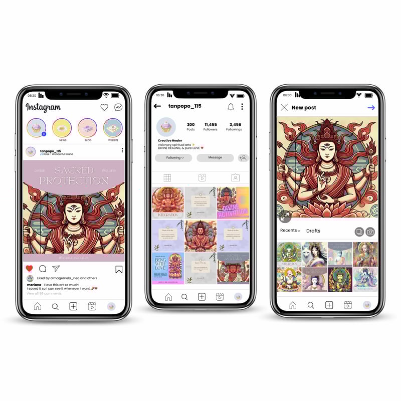 愛染明王 Ragaraja 7 ┃ 仏画 スピリチュアルアート イラスト 商用利用