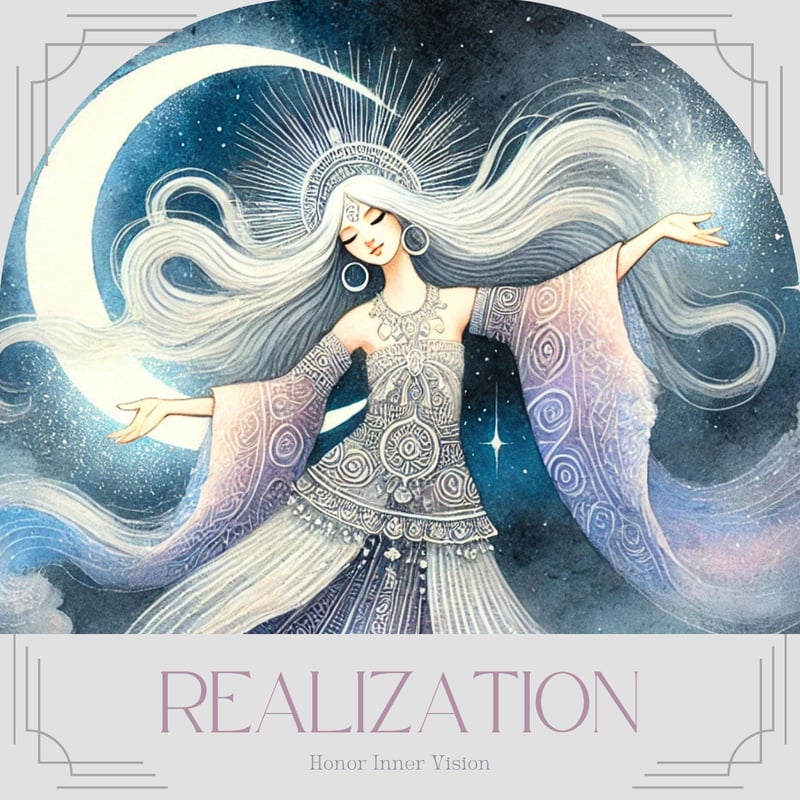 マークマッカイ絵画 ママ・キラ Mama Quilla 7 ┃ インカ帝国 スピリチュアルアート