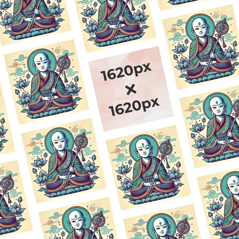 仏画アートオーダーメイド☆ 地蔵菩薩 Ksitigarbha 18 ┃ 仏画 スピリチュアルアート イラスト 商用