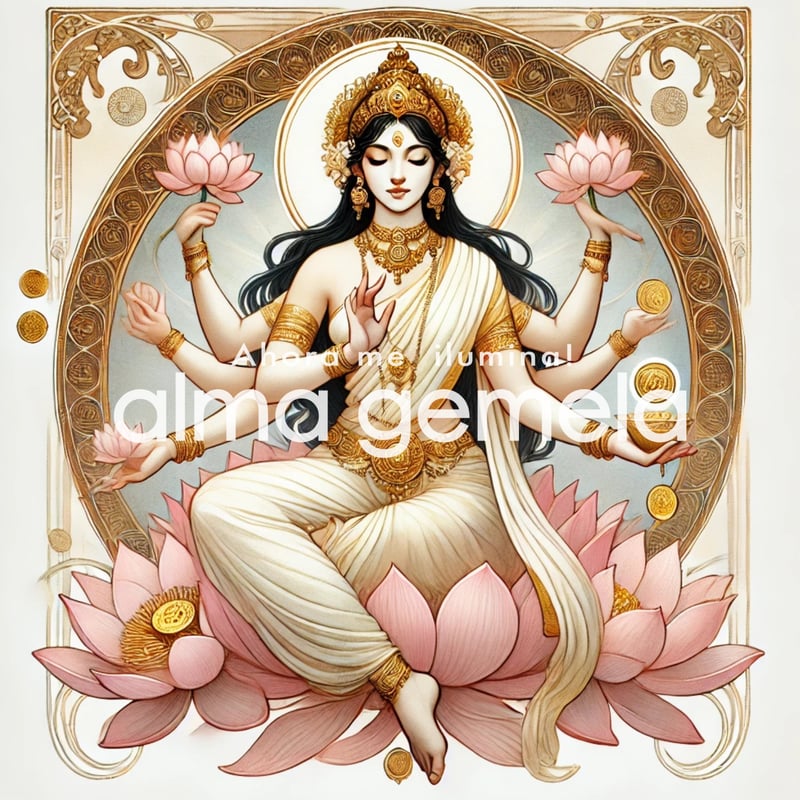ラクシュミー Lakshmi 8 ┃ AI ヒンドゥー スピリチュアルアート