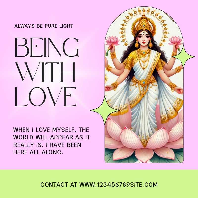 ラクシュミー Lakshmi 19 ┃ AI ヒンドゥー スピリチュアルアート