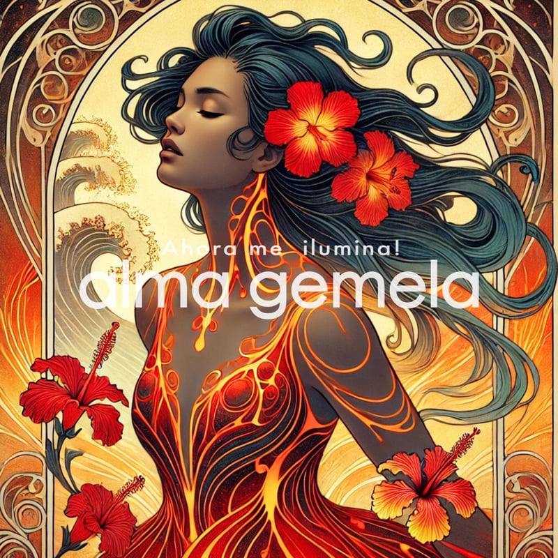 ペレ Pele 8 ┃ AI ハワイ神話 スピリチュアルアート イラスト | ARTE