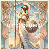 アテナ Athena 9 ┃ ギリシャ神話 スピリチュアルアート イラスト 商用利用◎一部制限あり