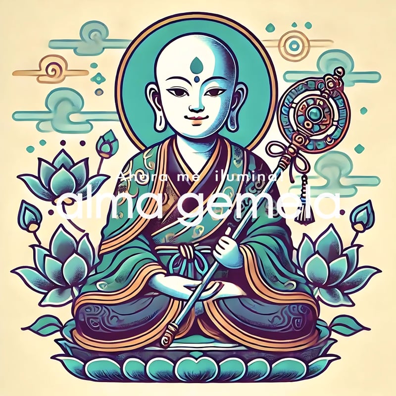 地蔵菩薩 Ksitigarbha 18 ┃ 仏画 スピリチュアルアート イラスト 商用