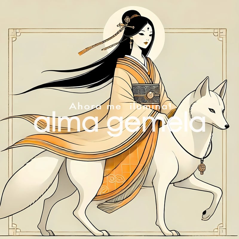 荼枳尼天 Dakiniten 15 ┃ 仏画 スピリチュアルアート イラスト 商用