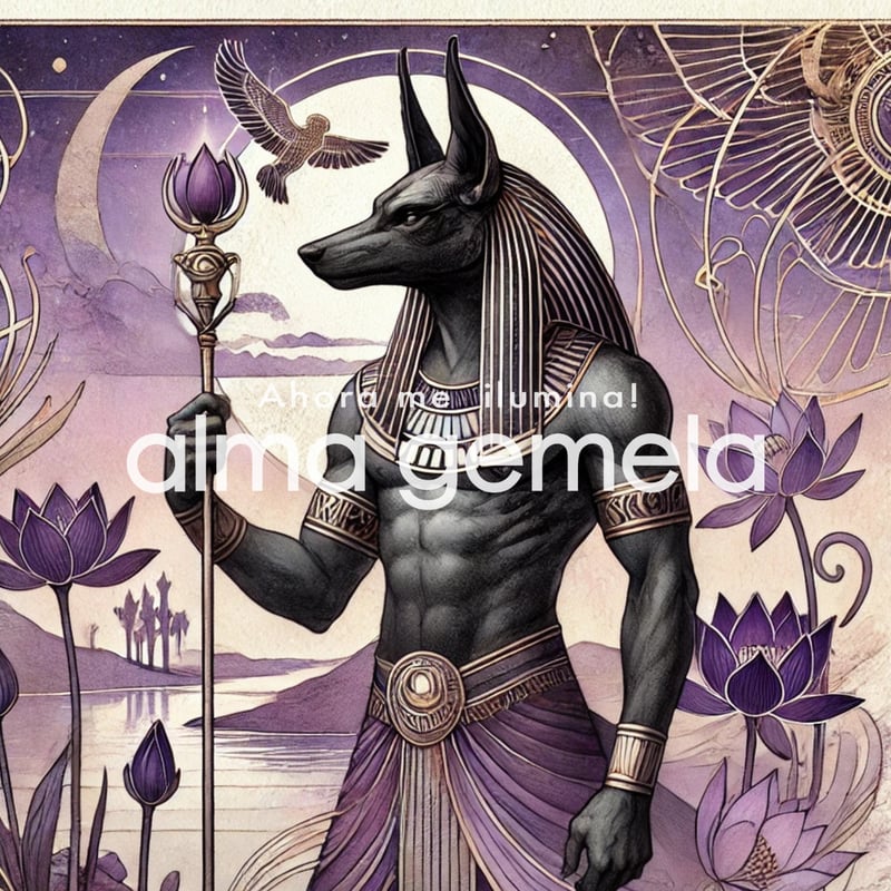 アヌビス Anubis 10 ┃ AI エジプト スピリチュアルアート イラスト
