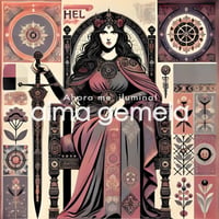 ヘル Hel 14 ┃ 北欧神話 スピリチュアルアート イラスト 商用利用◎一部制限あり
