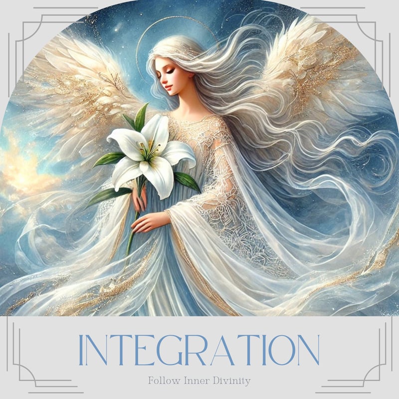 大天使ガブリエル Archangel Gabriel 11 ┃ AI スピリチュアルアート イ