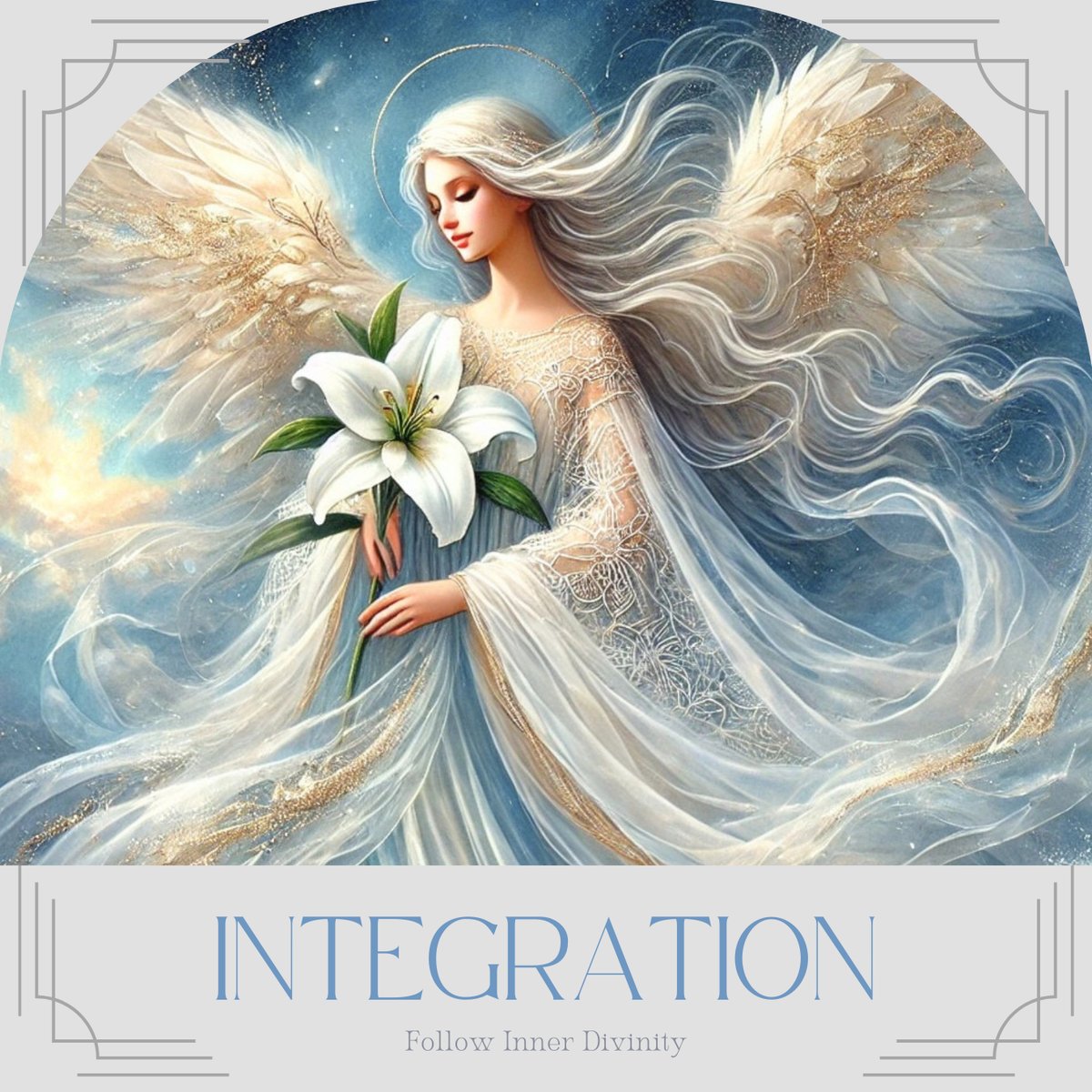 大天使ガブリエル Archangel Gabriel 11 ┃ AI スピリチュアルアート イ