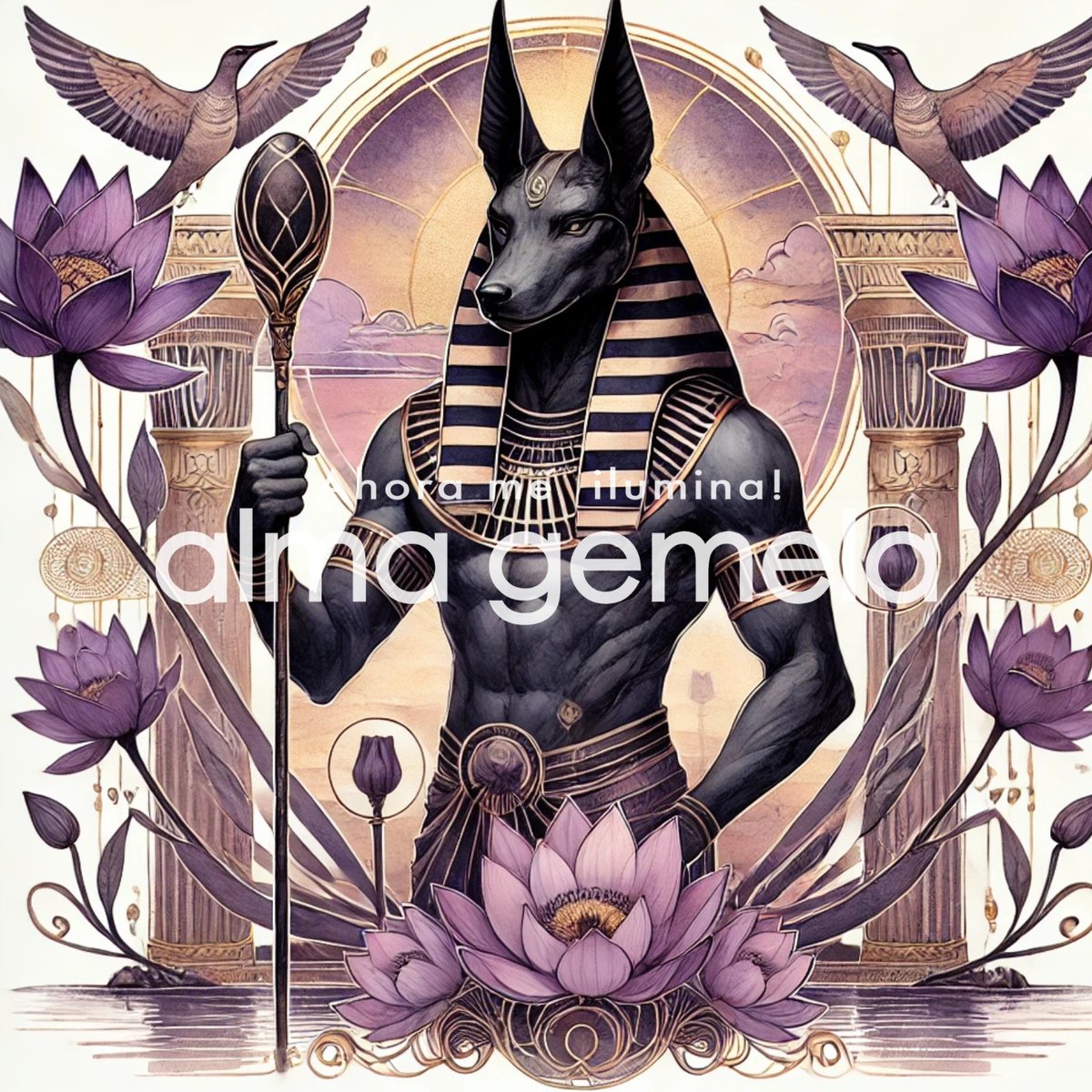 アヌビス Anubis 9 ┃ AI エジプト スピリチュアルアート イラスト