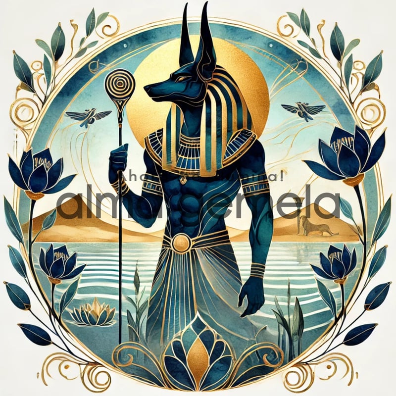 アヌビス Anubis 6 ┃ AI エジプト スピリチュアルアート