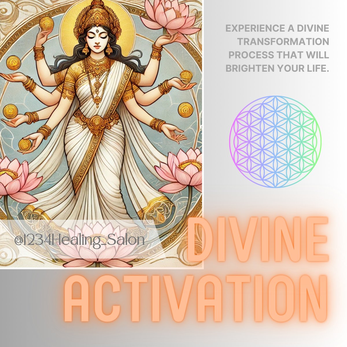 ラクシュミー様 ラクシュミー Lakshmi 7 ┃ AI ヒンドゥー スピリチュアルアート