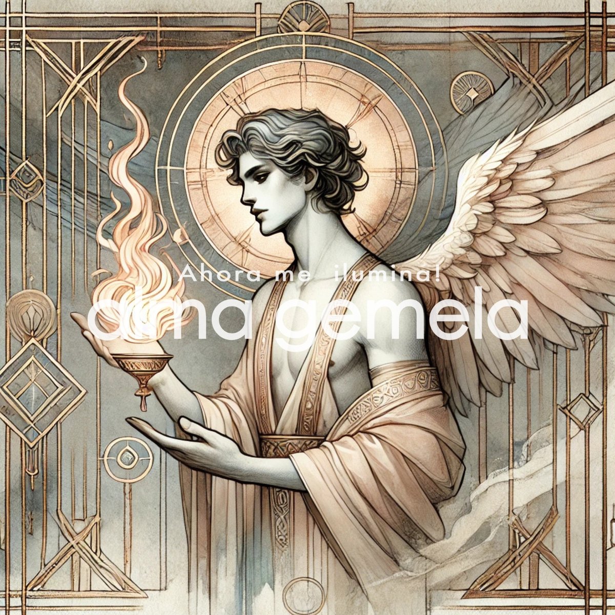 大天使ウリエル Archangel Urie 12 AI スピリチュアルアート イラスト