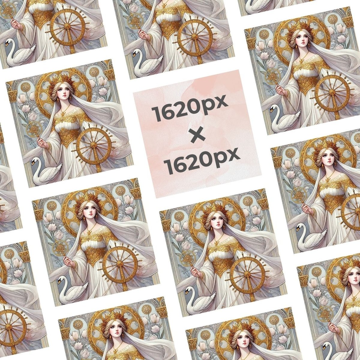 フリッグ Frigg 5 ┃ 北欧神話 女神 スピリチュアルアート