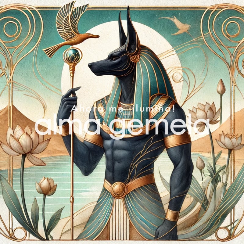 アヌビス Anubis 7 ┃ AI エジプト スピリチュアルアート イラスト