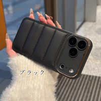 [FM170] iphone17 pro max ケース ダウン 冬 アイフォン16/15proケース 丈夫 おしゃれ iPhone14/13 カバー カメラ保護