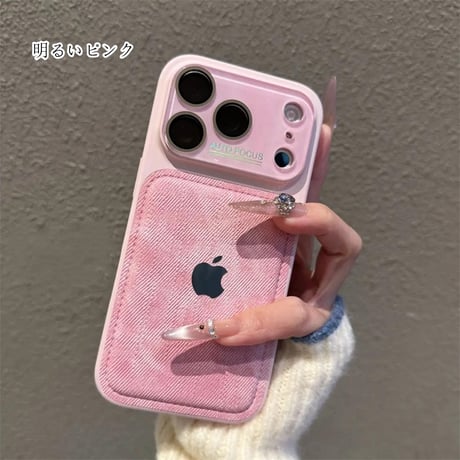[FM197] iphone17promax ケース レトロ デニム iphone 16pro/15pro ケース 頑丈 スマホ ケース iPhone おしゃれ