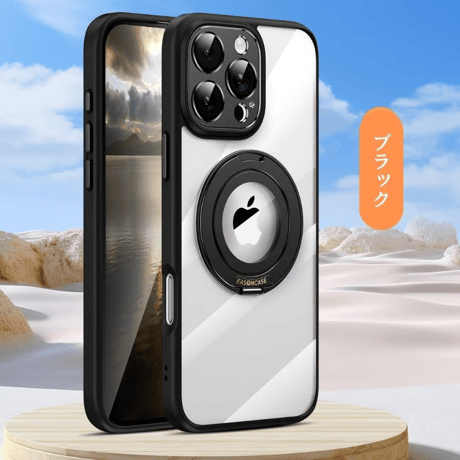 [FM067] マグセーフケース iphone16 pro ケース クリアケース スタンド付き カメラ保護 iphone ケース 人気