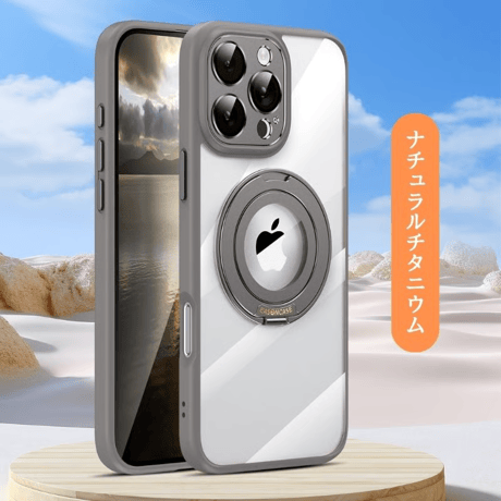 [FM067] マグセーフケース iphone16 pro ケース クリアケース スタンド付き カメラ保護 iphone ケース 人気