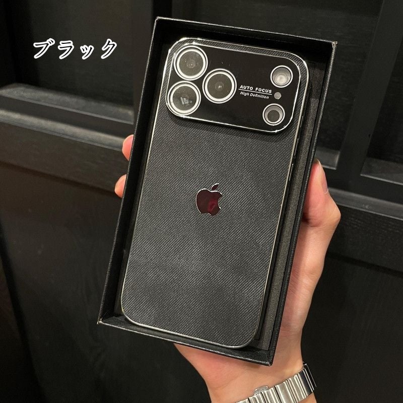 FM146] iPhone17プロ マックス ケース デニム スマホケース メンズ