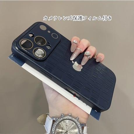 [FM152] クロコダイル柄 高級 iPhone air ケース iPhone17 Pro Max ケース メンズ おしゃれ アイフォン 16pro max カバー レザー カメラ保護