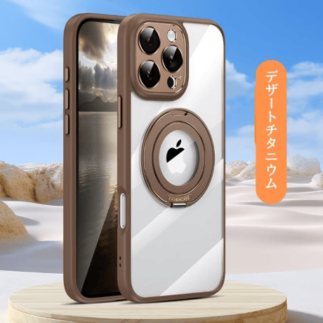 [FM067] マグセーフケース iphone16 pro ケース クリアケース スタンド付き カメラ保護 iphone ケース 人気