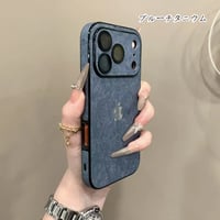 [FM172] iPhone17pro ケース 皺 レザー おしゃれ iPhone 16/15pro ケース メンズ おすすめ