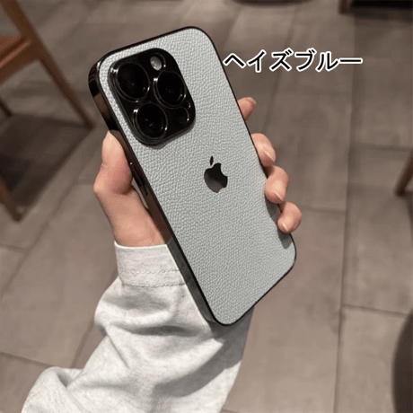 [FM042] iphone17 pro max 16 plus ケース ライチレザー  大人 可愛い iphone ケース ペア シンプル スマホケース 「レンズ保護フィルム付き」