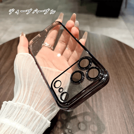 [FM017] iphone17 ケース クリア キラキラ iPhone16/15proケース ラメ入り iphone 透明ケース かわいい
