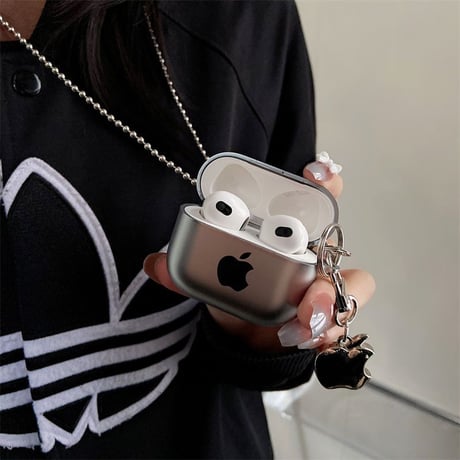 [FM087] airpods pro3 ケース 韓国 おしゃれ airpods4 ケース かっこいい airpods pro2 ケース おしゃれ [チェーン付き]