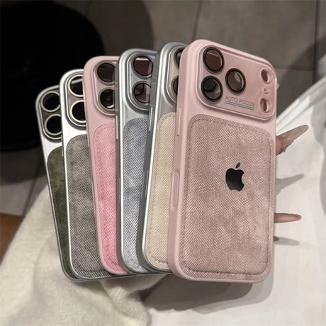 [FM197] iphone17promax ケース レトロ デニム iphone 16pro/15pro ケース 頑丈 スマホ ケース iPhone おしゃれ