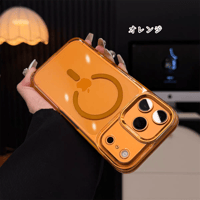 [FM122] magsafe 対応 iphone 17 クリア ケース iPhone16pro/15promax ケース 透明 かわいい 携帯 ケース iPhone おしゃれ