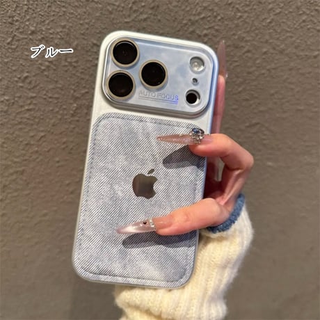 [FM197] iphone17promax ケース レトロ デニム iphone 16pro/15pro ケース 頑丈 スマホ ケース iPhone おしゃれ