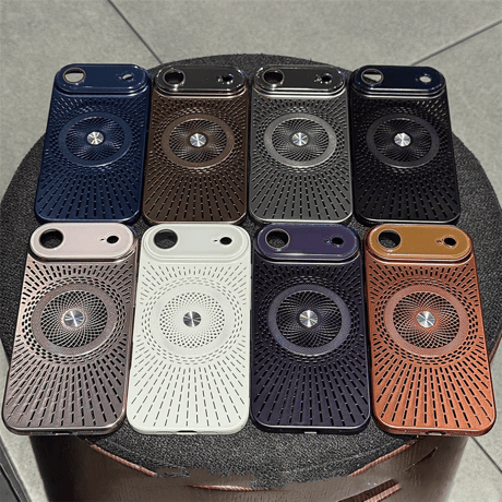 [FM194] iphone17 プロ ケース 通気 放熱 iphone 16 pro max ケース magsafe 携帯 ケース 涼感