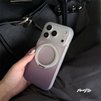 [FM206] iPhone17 ケース magsafe グラデーションカラー 夏 iPhone16/15pro ケース スタンド付き