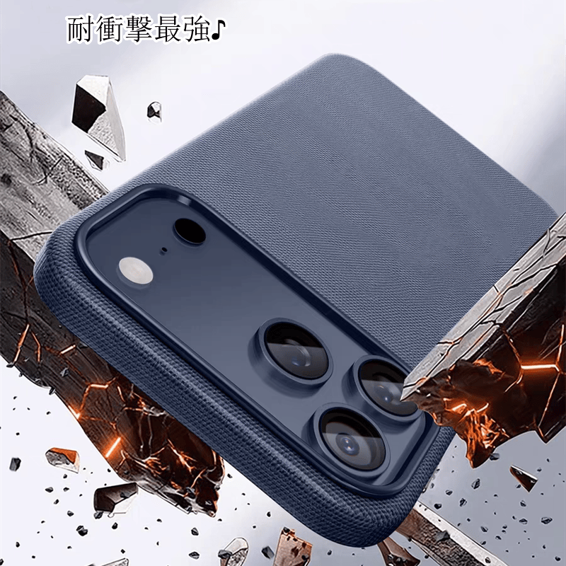 iPhone17 Pro テックウーブンケース ブラック レビュー】Apple