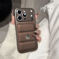 [FM169] iphone17 pro max ケース ダウン おすすめ 頑丈 アイフォン16/15 ケース メンズ おしゃれ 秋冬 新作