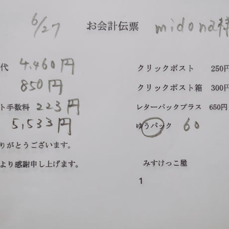 Midona様 焼き菓子