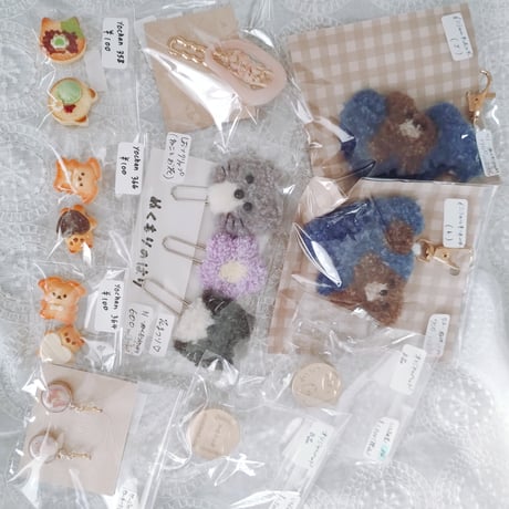 Cerisier kana様  アクセサリー 鍋敷き デコパ キーホルダー カードクリップ